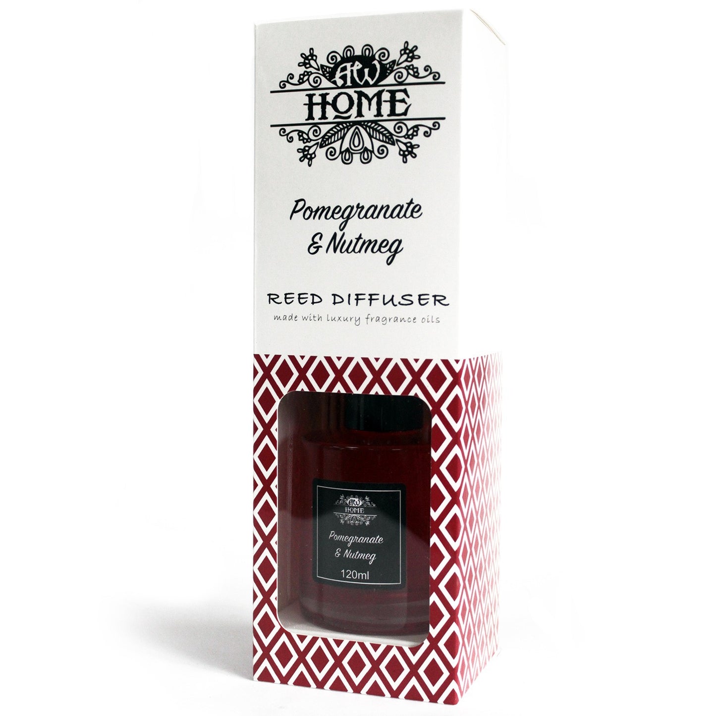 Luxury Reed Diffuser Pomegranate & Nutmeg Fragrance 120 ml