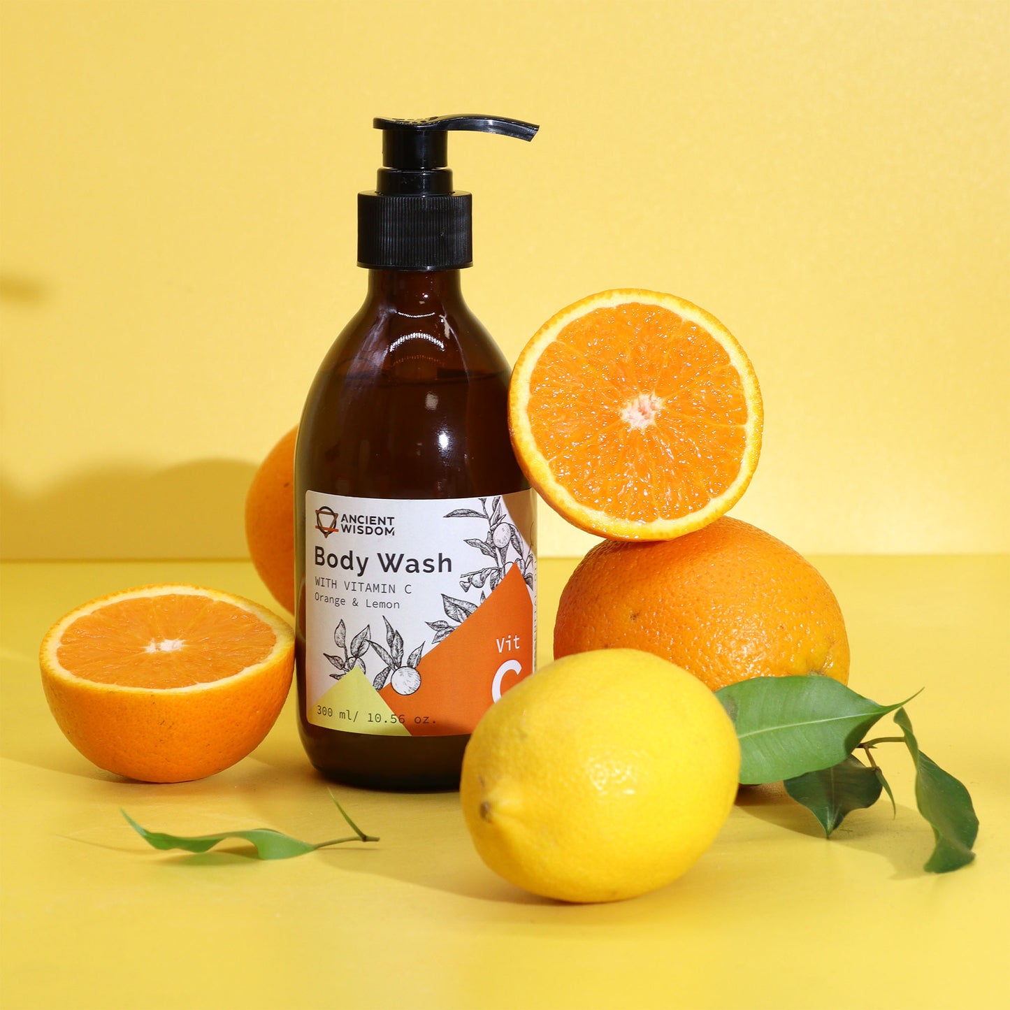 Aromatherapy Body Wash with Vitamin C – Orange & Lemon 300 ml