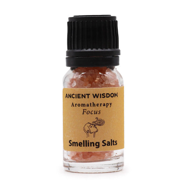 Aromatherapy smelling salts to improve focus