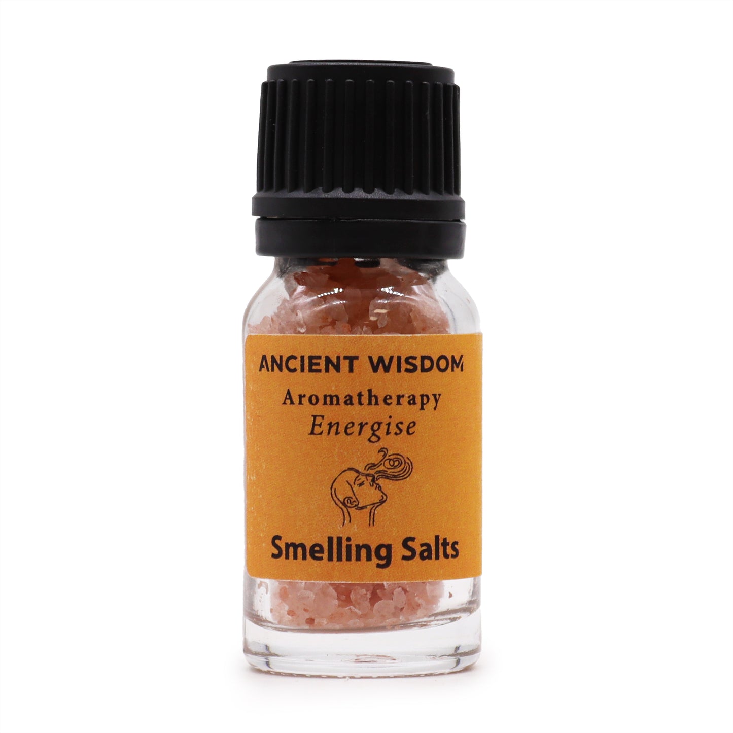 Energizing aromatherapy smelling salts