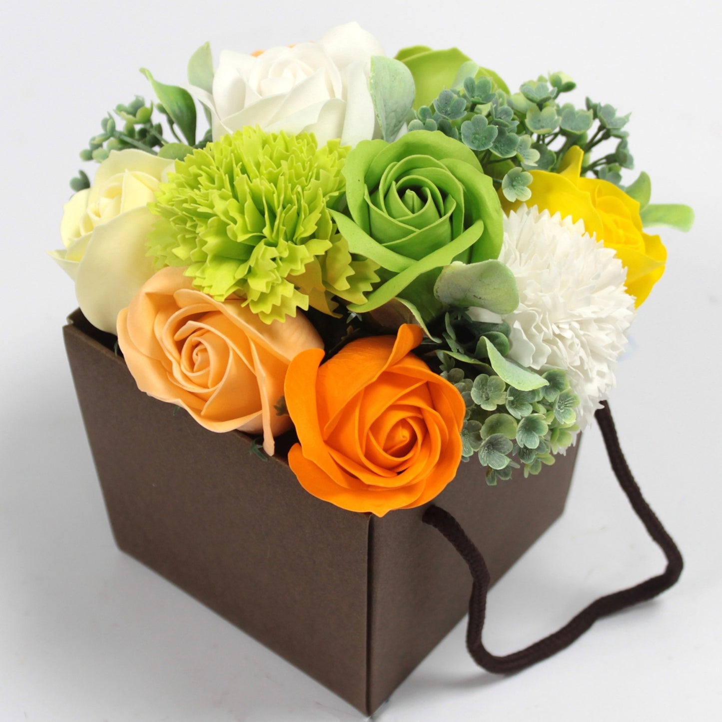 Gift bouquet of spring soap flowers