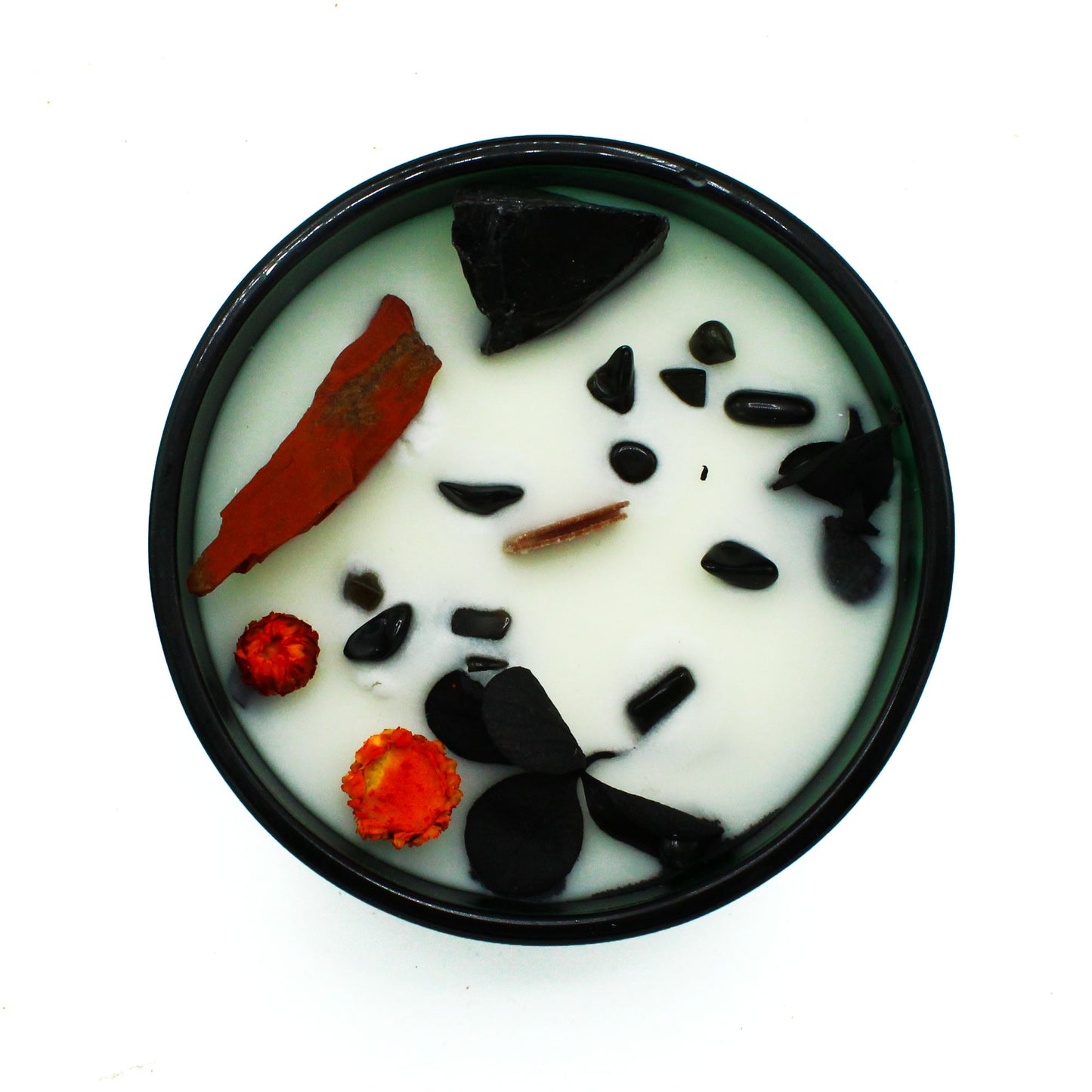 Hop Hare scented candle with red Jasper and black Agate – The Devil