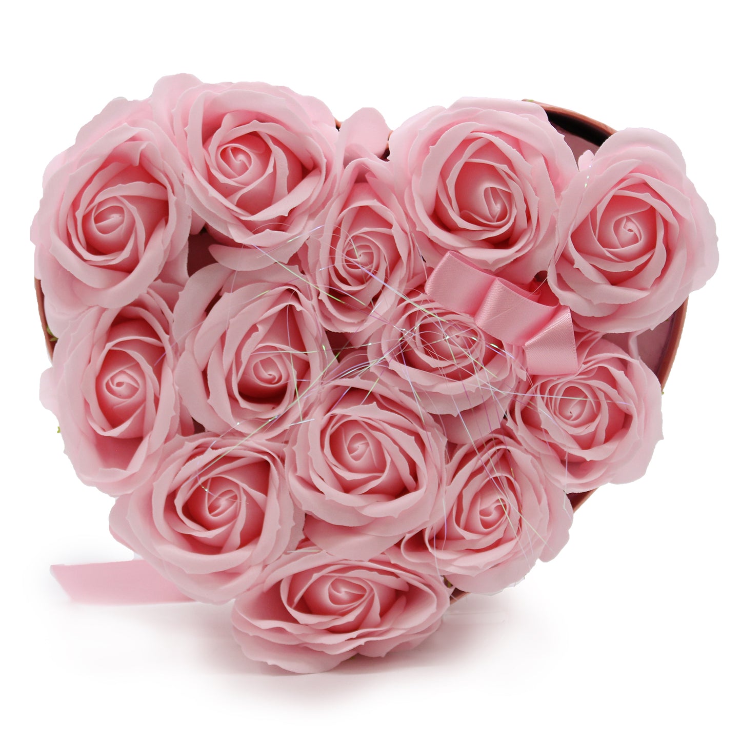 Luxury Gift Bouquet of 13 Pink Soap Roses