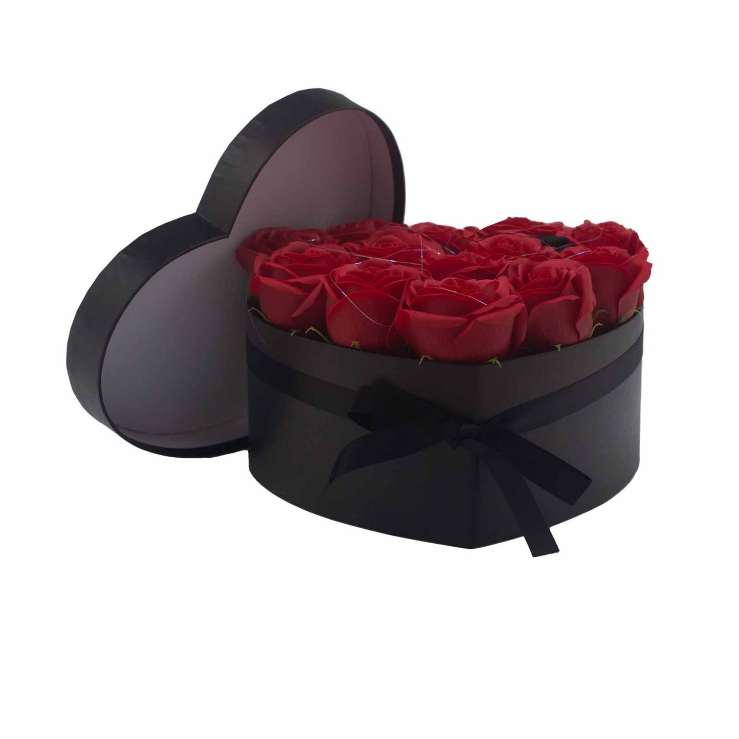 Luxury Gift Bouquet of 13 Red Soap Roses