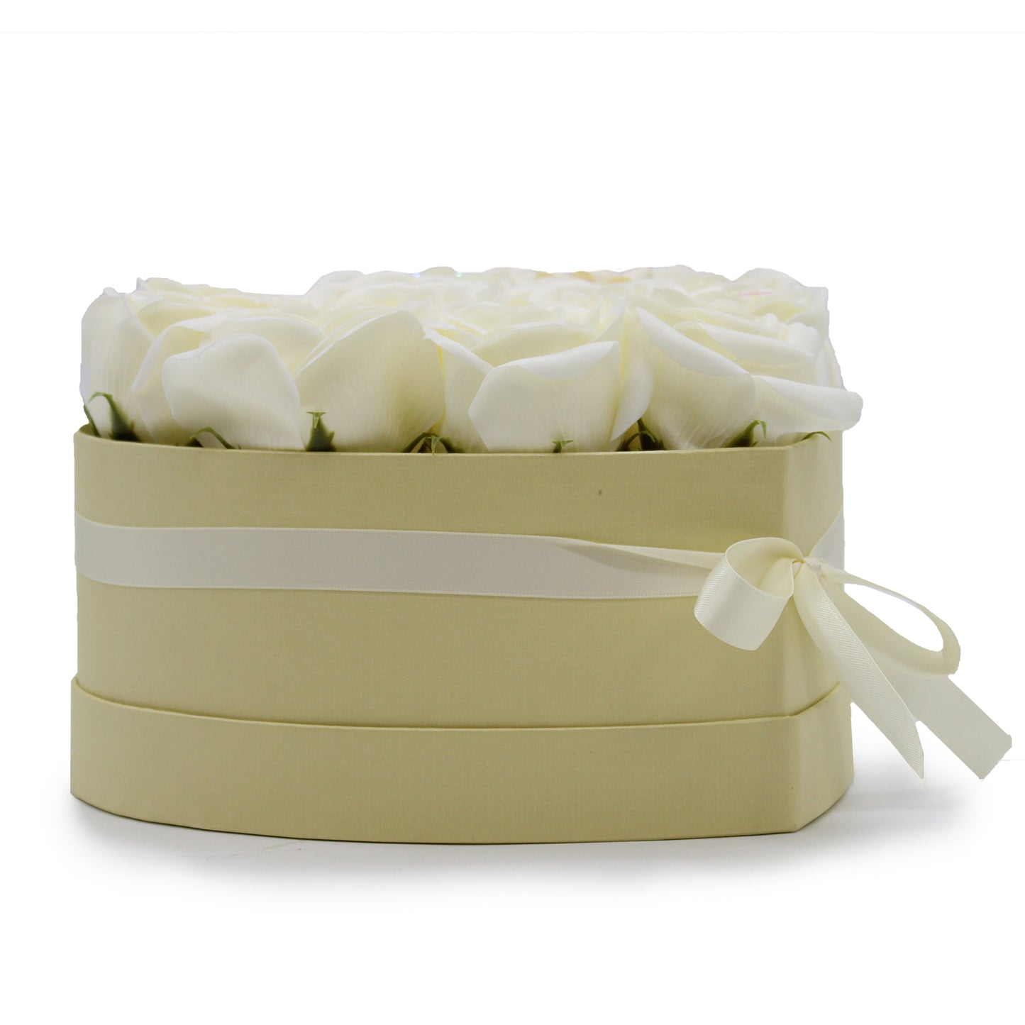 Luxury Gift Bouquet of 13 White Soap Roses