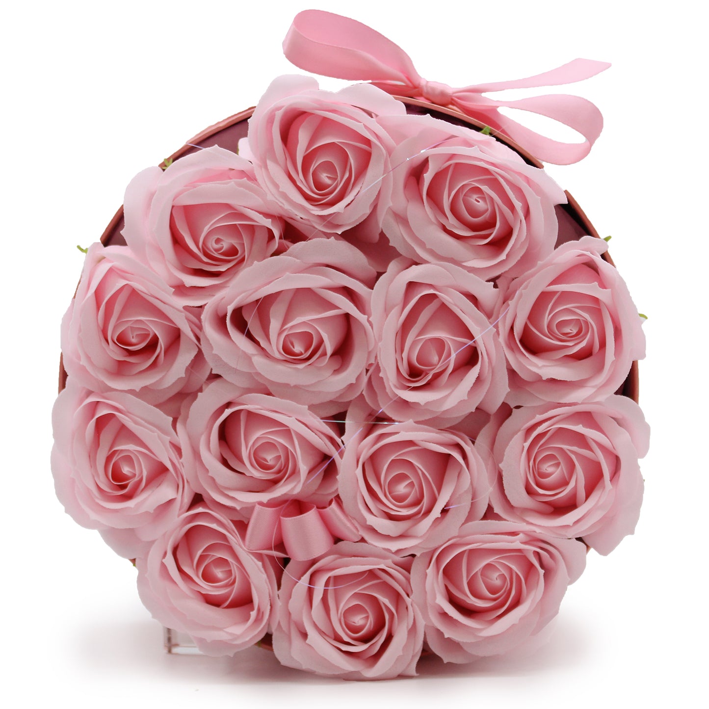 Luxury Gift Bouquet of 14 Pink Soap Roses