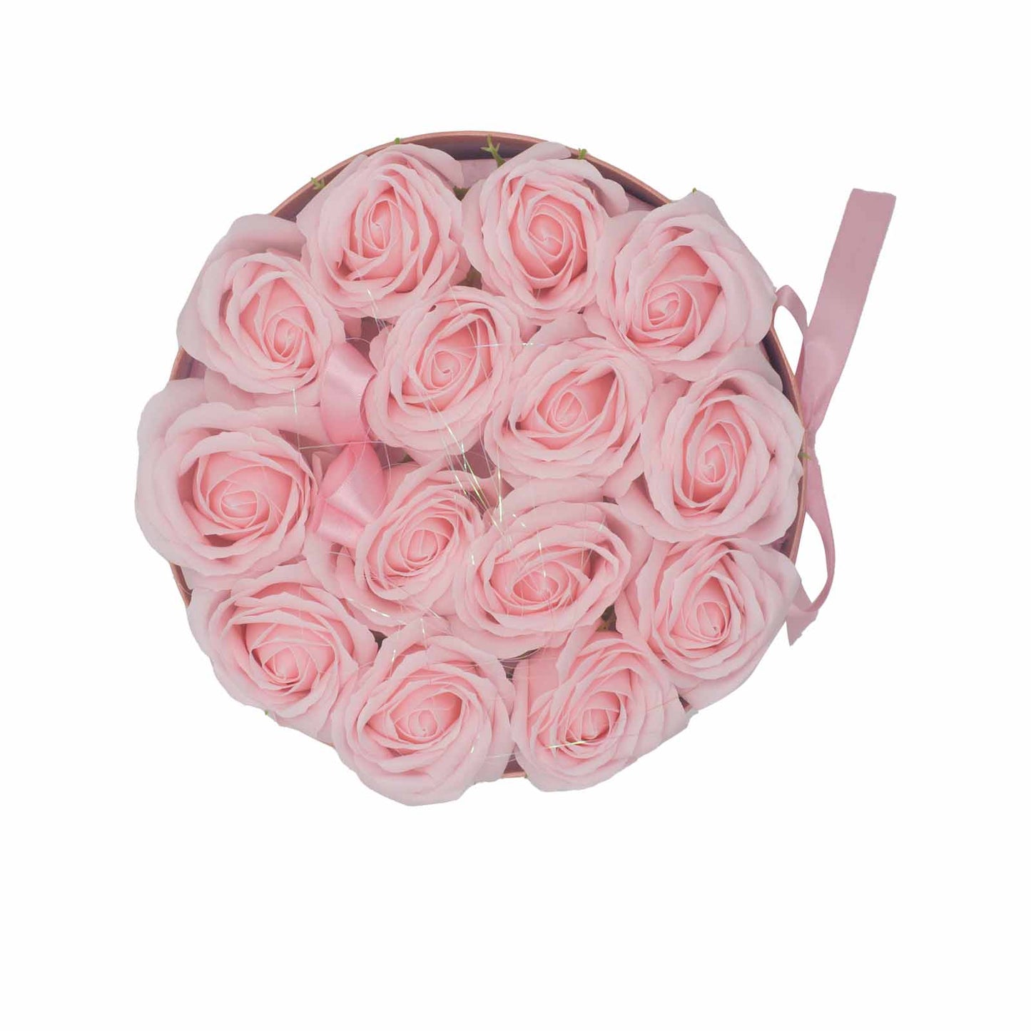 Luxury Gift Bouquet of 14 Pink Soap Roses