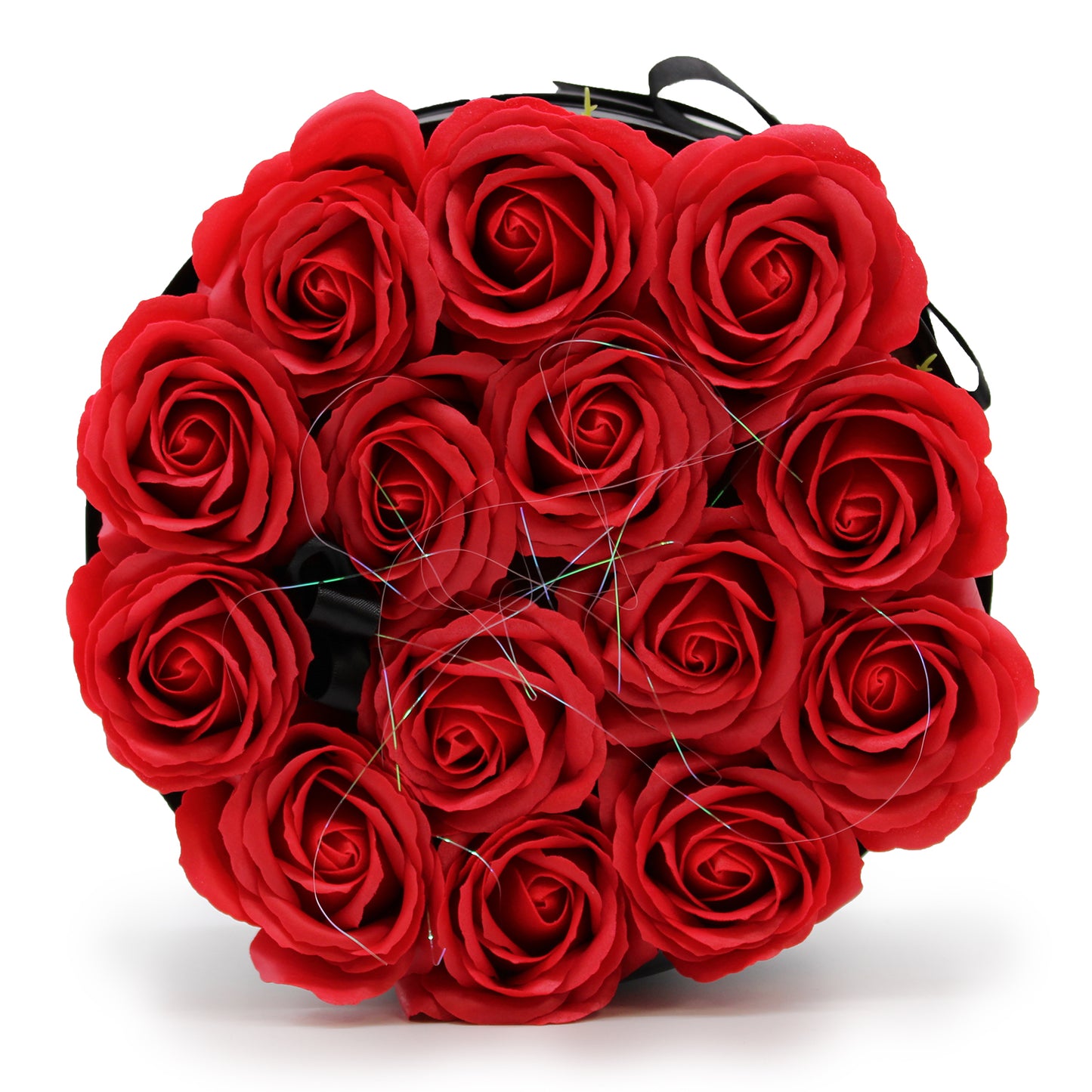 Luxury Gift Bouquet of 14 Red Soap Roses