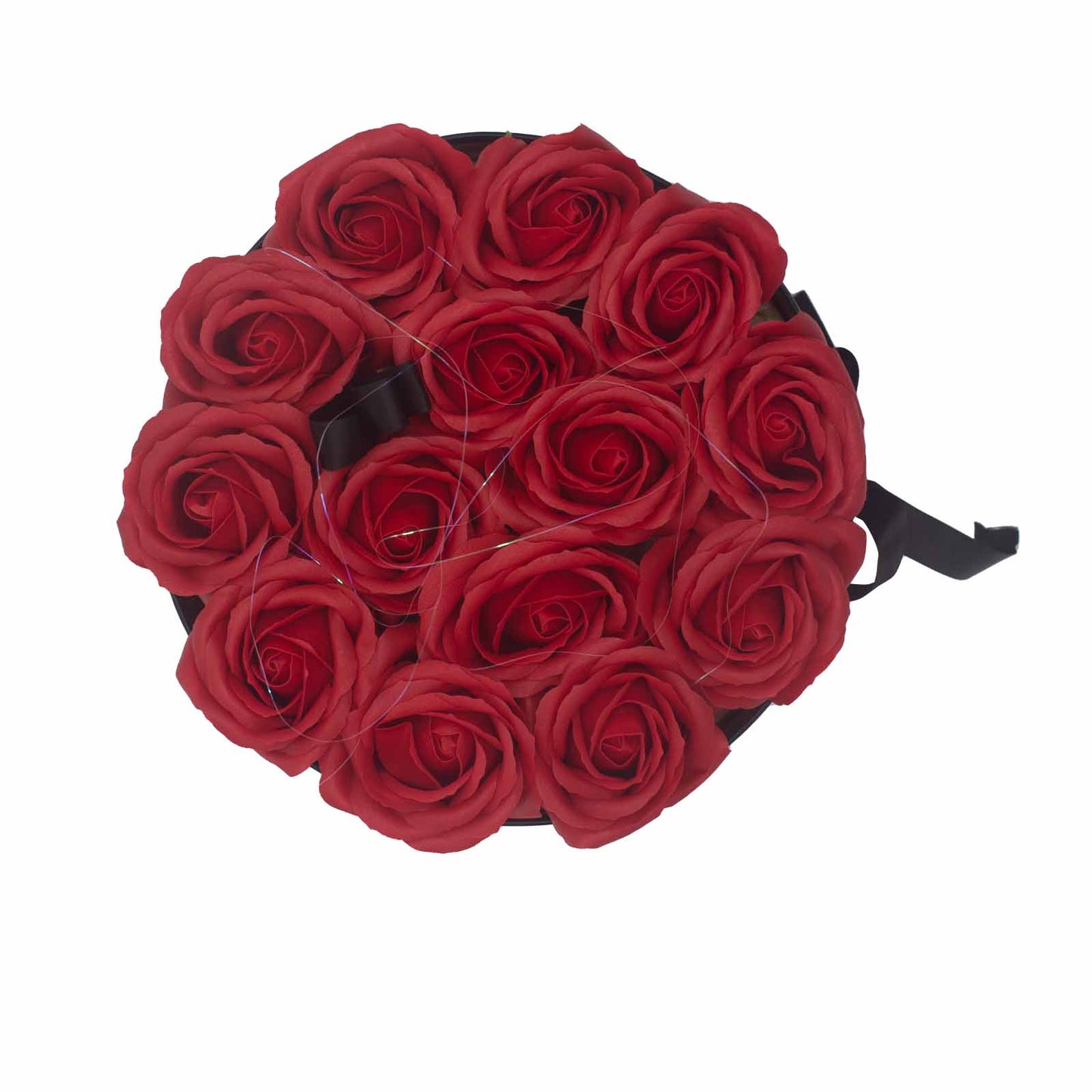 Luxury Gift Bouquet of 14 Red Soap Roses