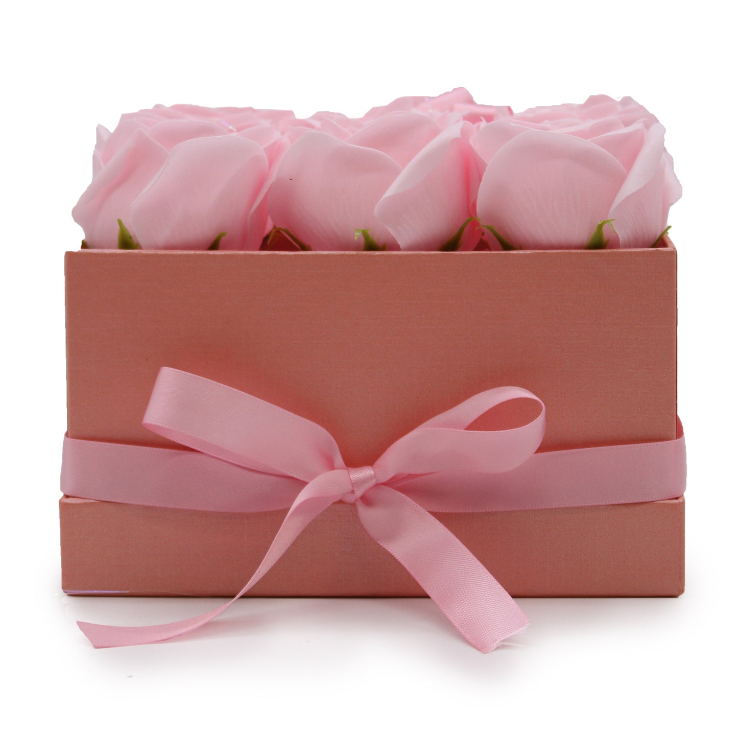 Luxury Gift Bouquet of 9 Pink Soap Roses