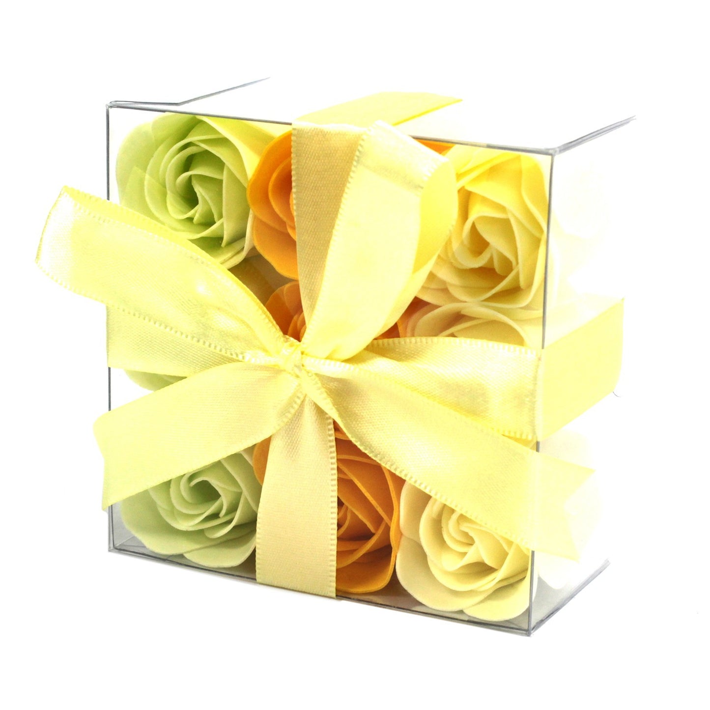 Luxury Gift Set of 9 Soap Flowers - Spring Roses