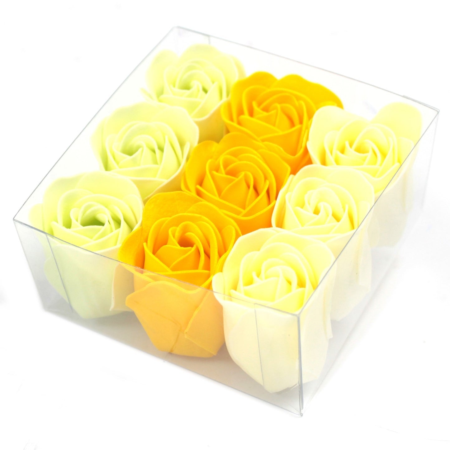 Luxury Gift Set of 9 Soap Flowers - Spring Roses