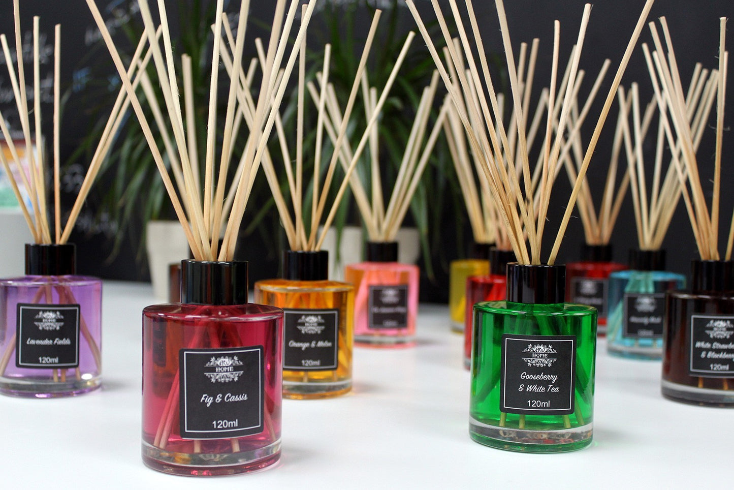 Luxury Reed Diffuser In Cherry Woods Cherry & Almond Fragrance 120 ml