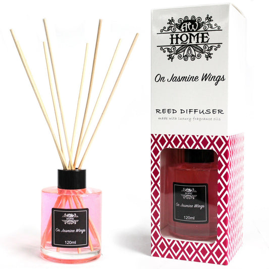 Luxury Reed Diffuser On Jasmine Wings Jasmine Fragrance 120 ml