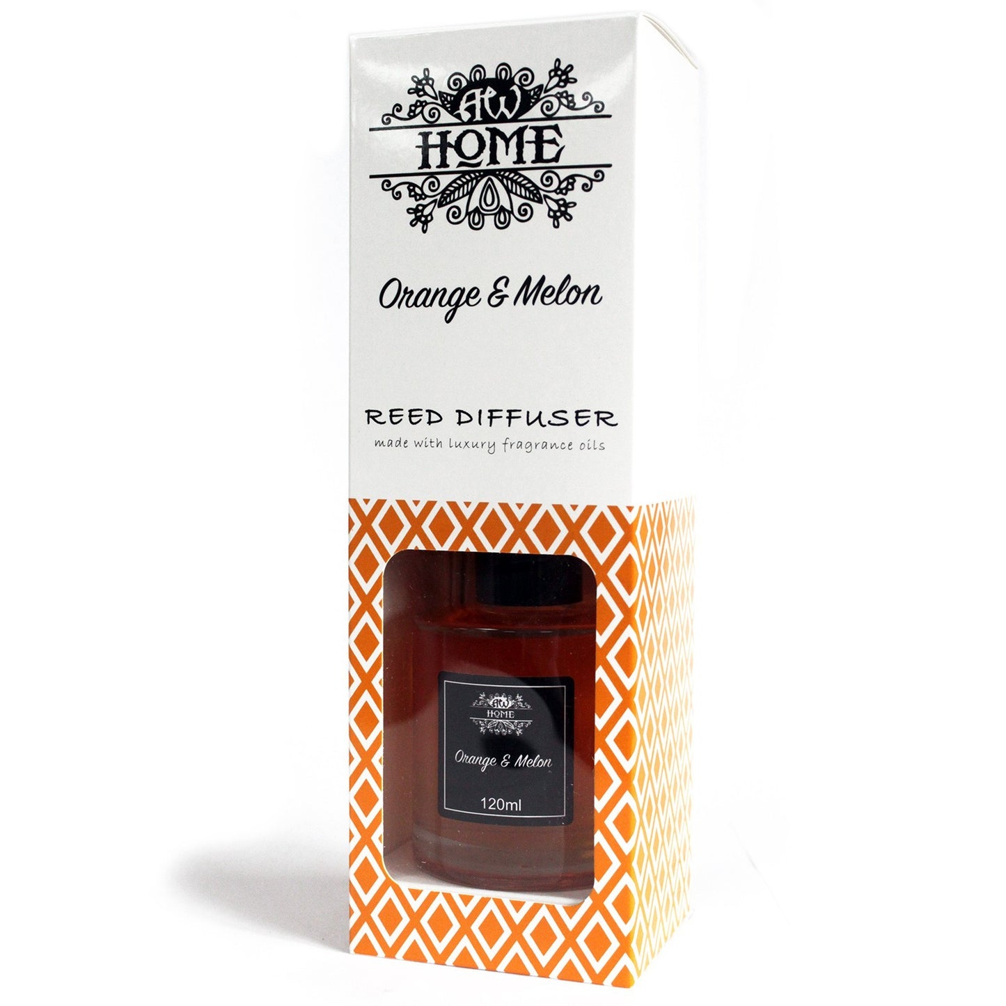 Luxury Reed Diffuser Orange & Melon Fragrance 120 ml